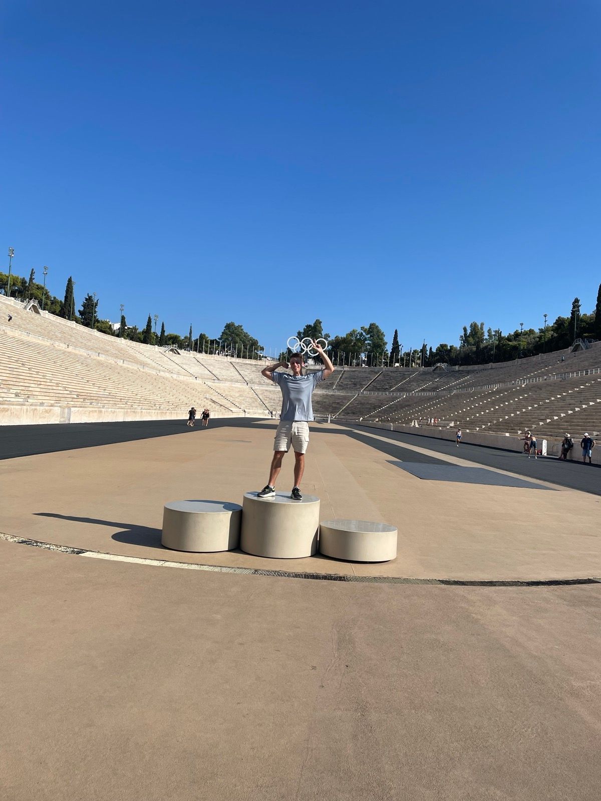 Panathenaic Stadium - stupne víťazov