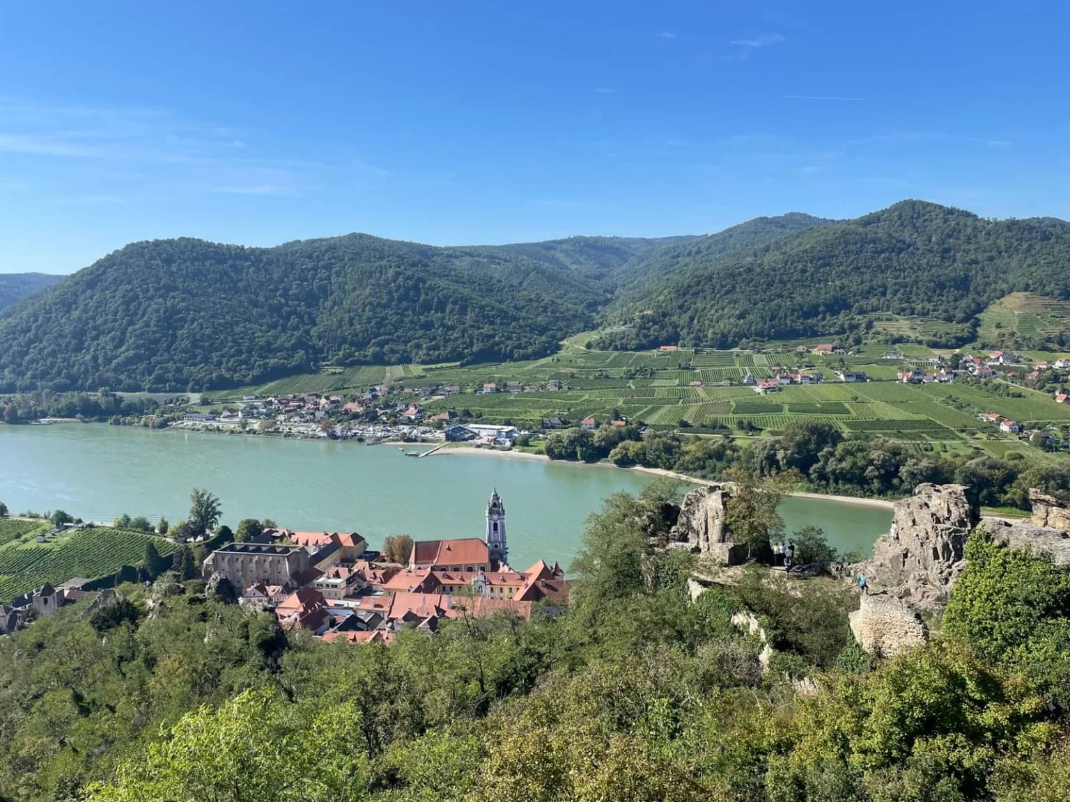 Výhľad nad Dürnstein