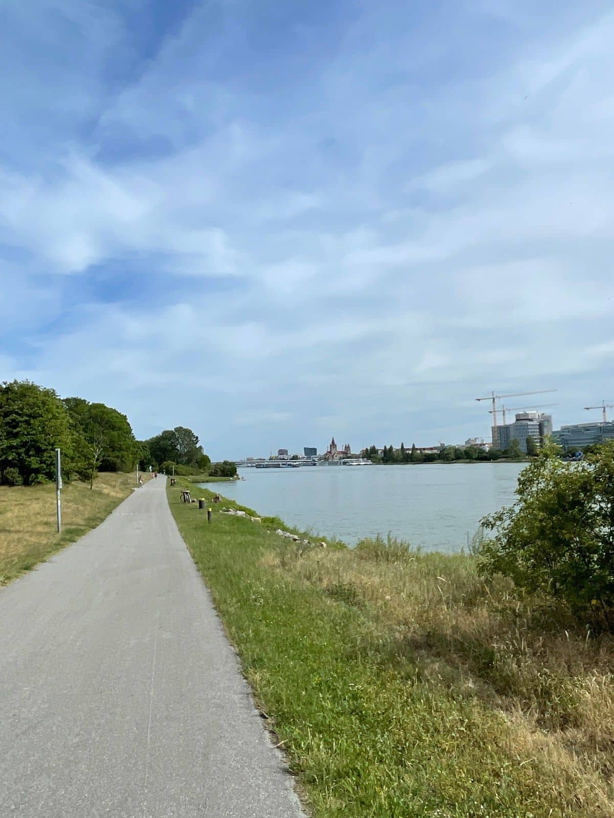 Pohľad pri Donauinsel