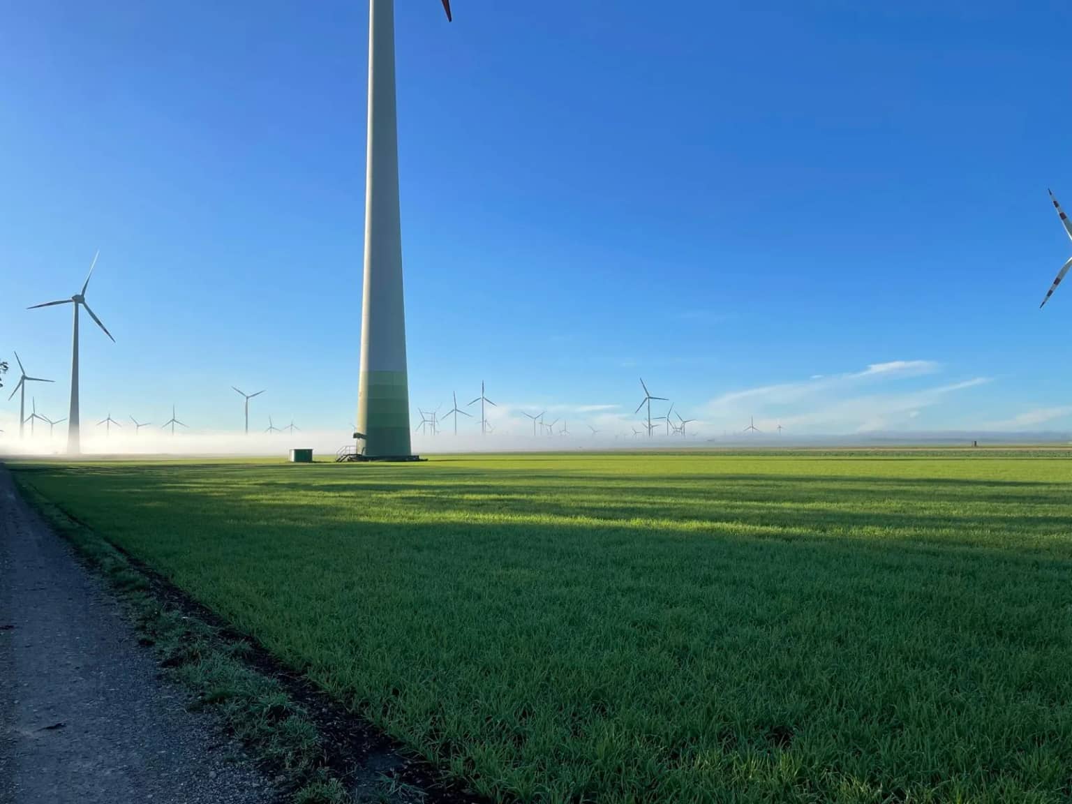 Mlyny v rannom svetle