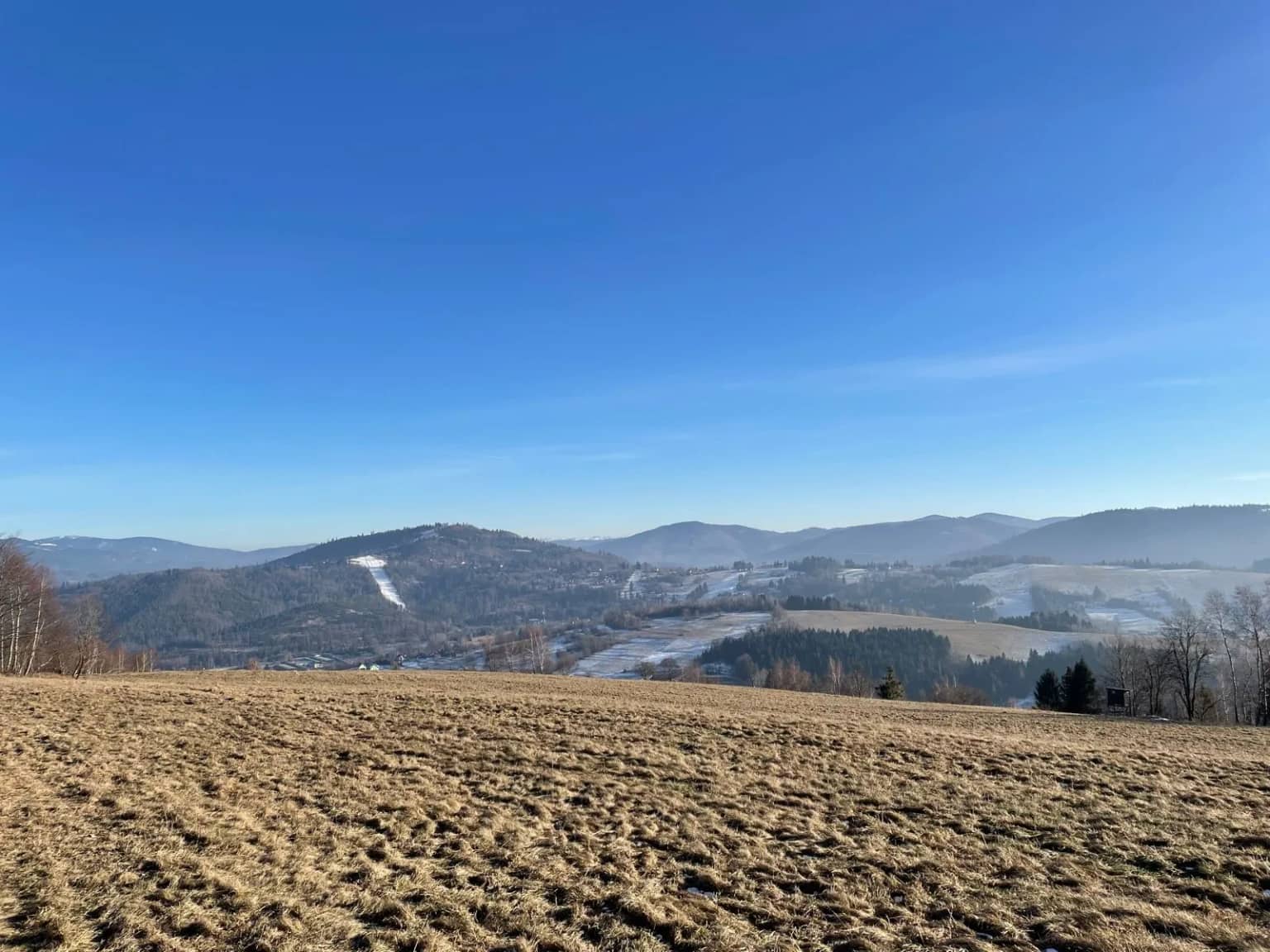 Zimný výhľad z Trojaka