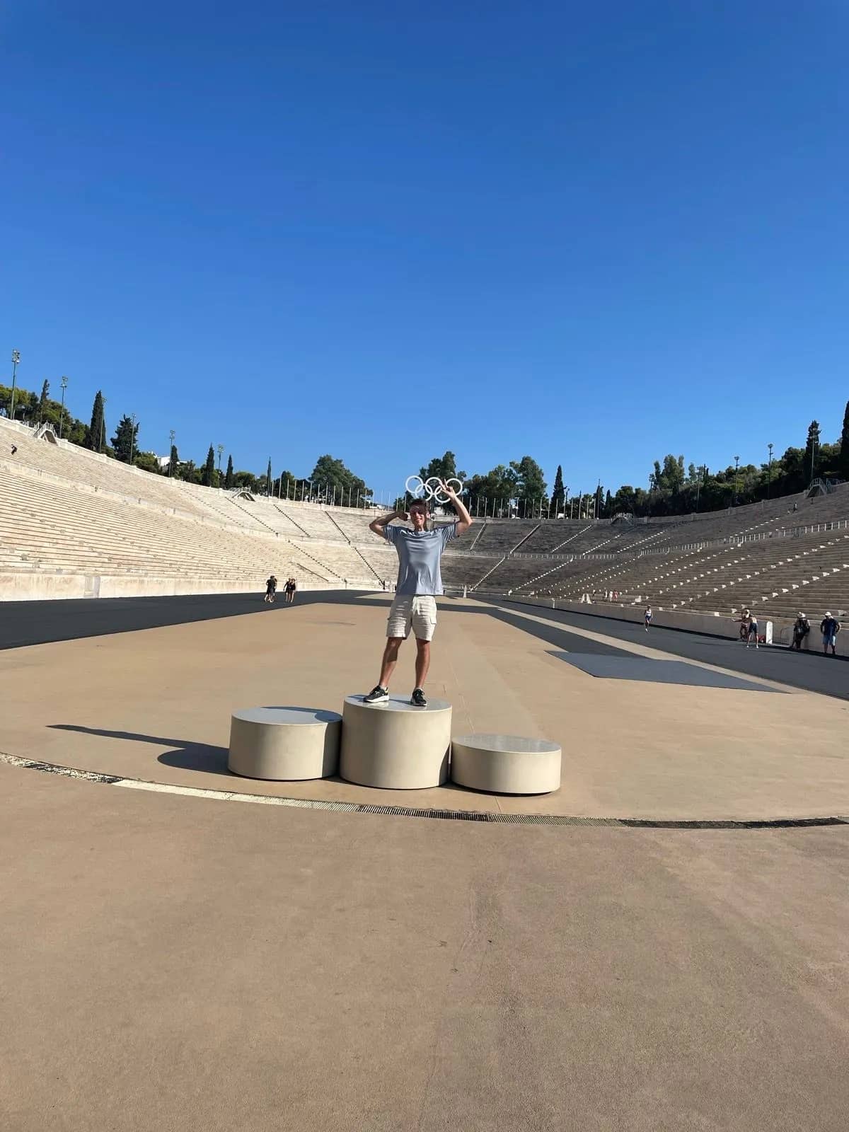 Panathenaic Stadium - stupne víťazov