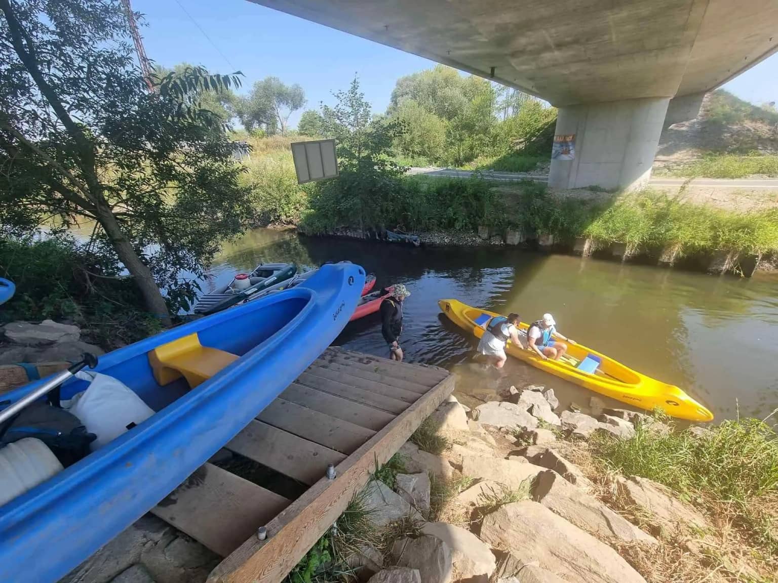 Lode pripravené na splav