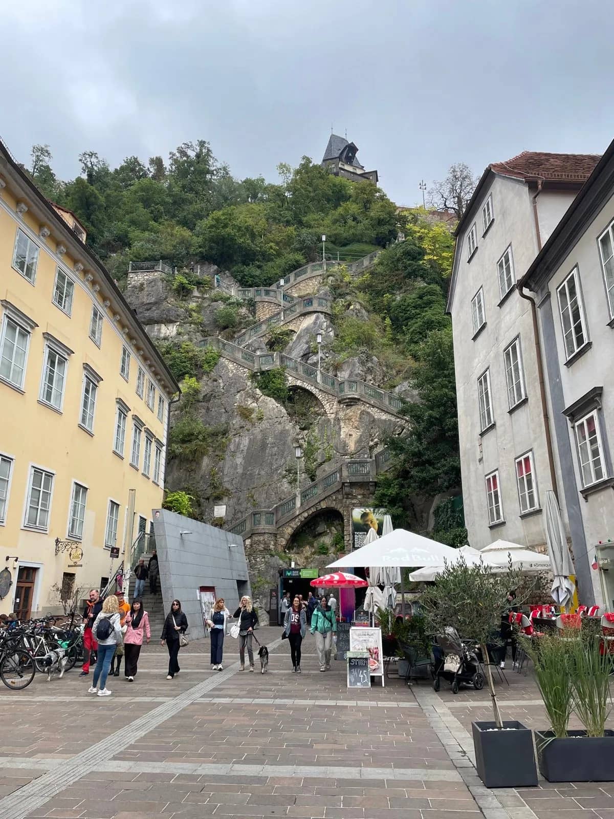 Schody na Schlossberg
