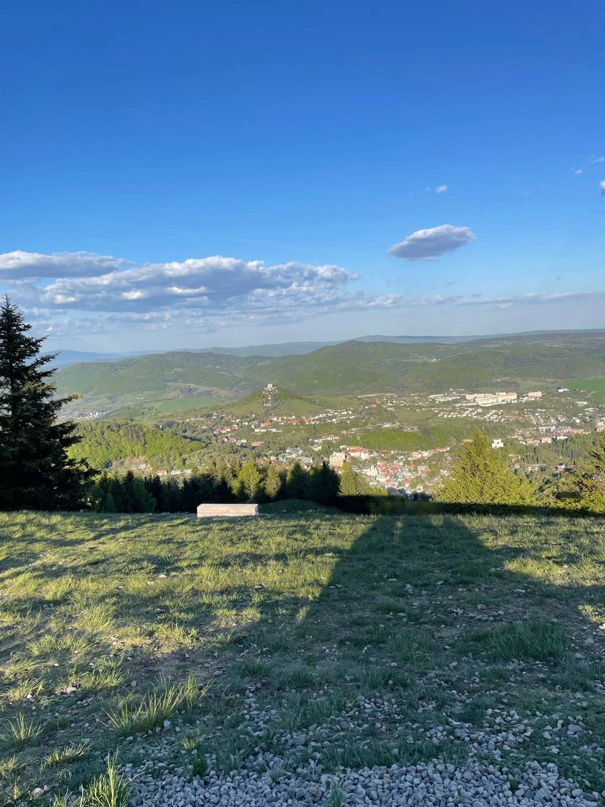 Výhľad na mesto z Predných Rosniarok