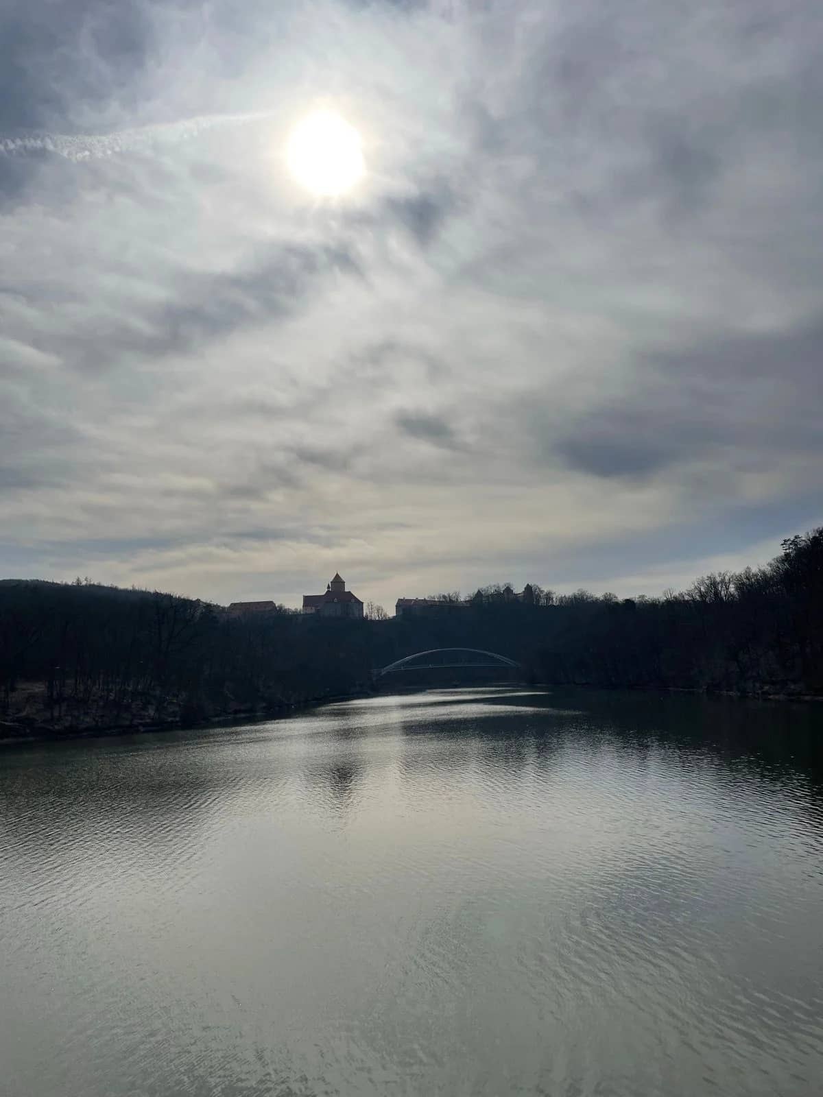 Most pod hradom Veveří