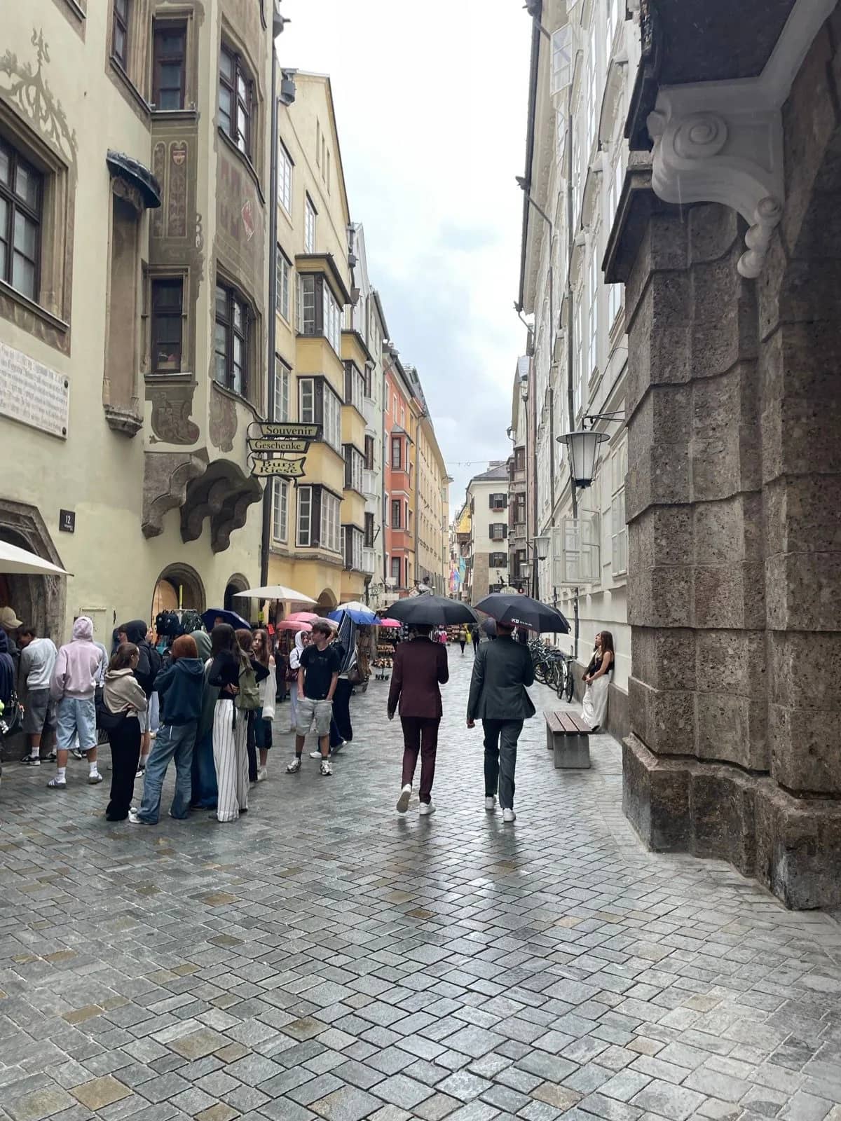 Innsbruck v daždi