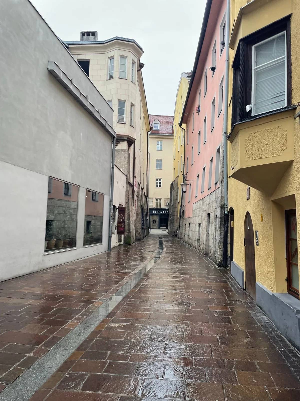 Historické uličky Innsbrucku